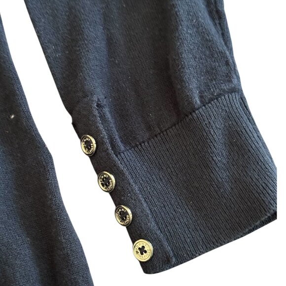 Tommy Hilfiger Argyle Turtleneck Sweater Blue Red Classic Knit Women's SZ L/G - Picture 5 of 8